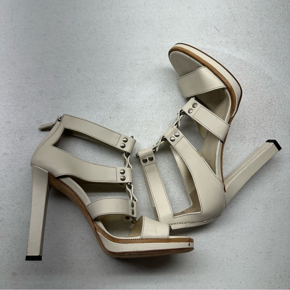 Gucci Platform Cage Heel Sandals, Size 36
